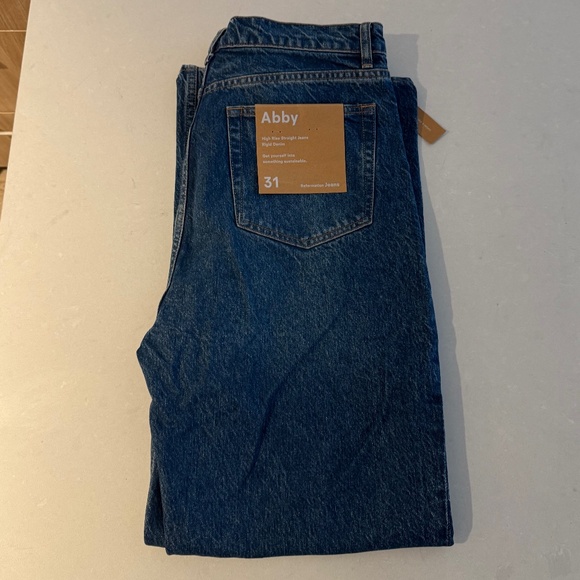 Reformation Abby High Rise Straight Jeans - Picture 3 of 4